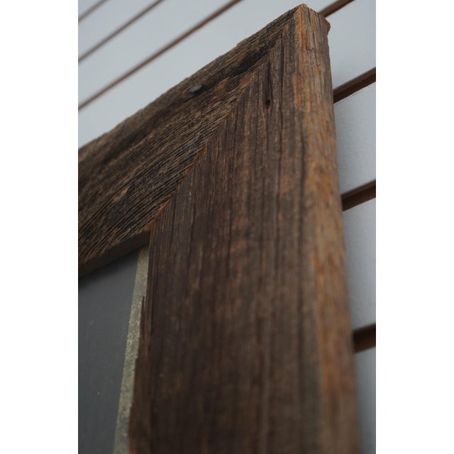 Brown Andrew Wyeth Winter Print ‘Outpost’ in Barnwood Frame For Sale - Image 8 of 11