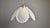 Vintage Italian Glass and Brass Chandelier, 1970s For Sale - Image 11 of 16