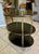Brown English Campaign Style Oval Wood & Brass 3-Tier Side Table For Sale - Image 8 of 18