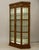 Late 20th Century Neoclassical Style Fruitwood and Glass Vitrine For Sale - Image 5 of 10