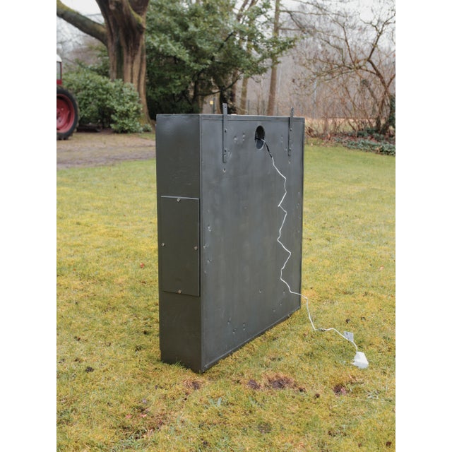 Huge Light-Up Station Clock by Pragotron, 1960s For Sale - Image 15 of 16