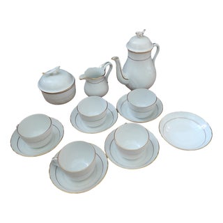 Coffee Service for Five People from Herend, 1950s, Set of 14 For Sale