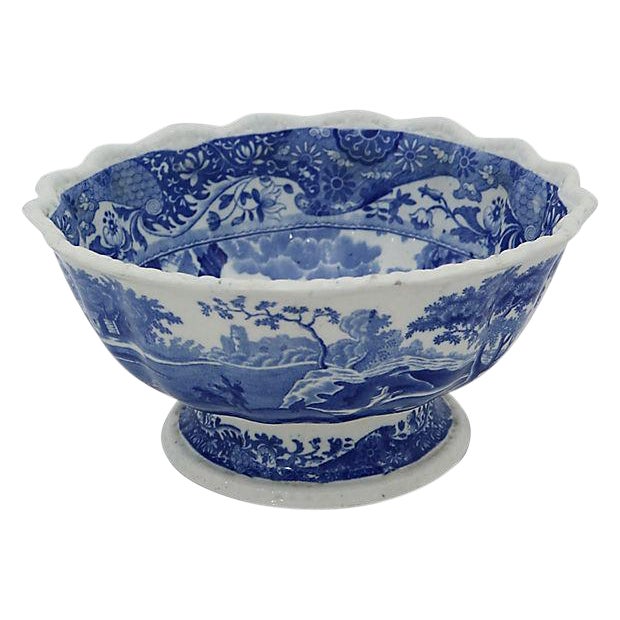 Spode's Italian Ruffled & Footed Bowl Chairish