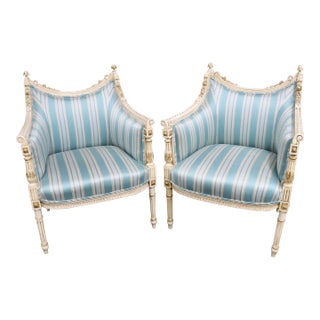 Rococo Style Club Chairs For Sale