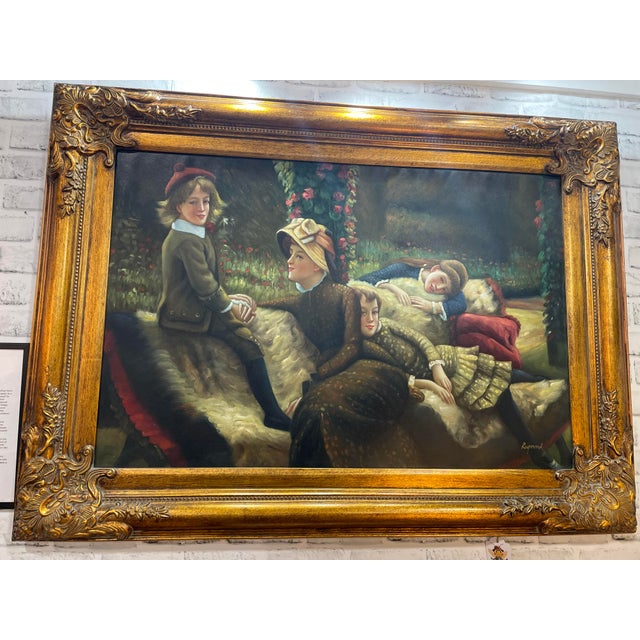 Extensive searches across art databases shows that the is signature "Raymond" likely refers to a professional copyist or...