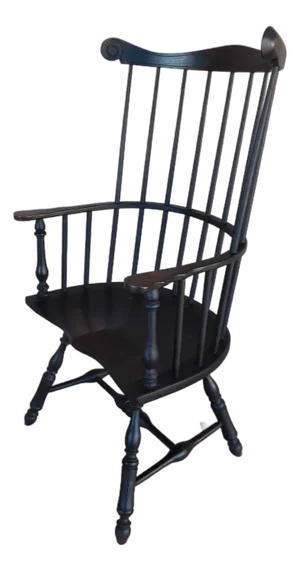 Great Windsor Chair Co Philadelphia Comb Back Windsor Arm Chair