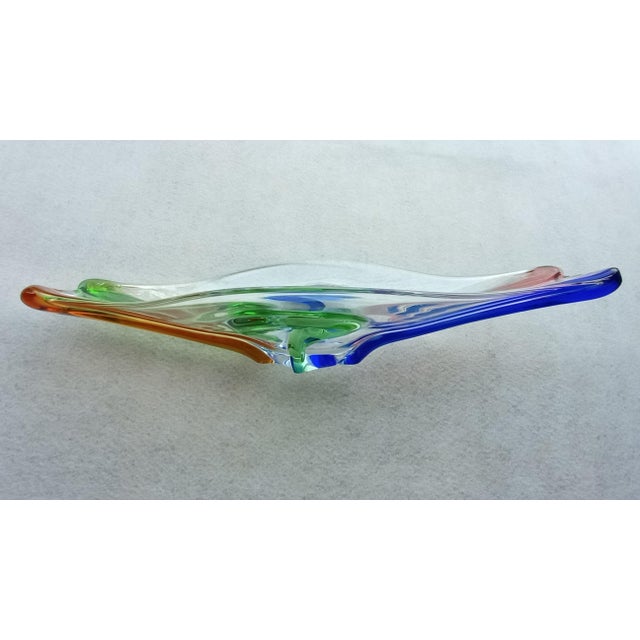 Blue Murano Glass Fruit Bowl, 1960s For Sale - Image 8 of 15