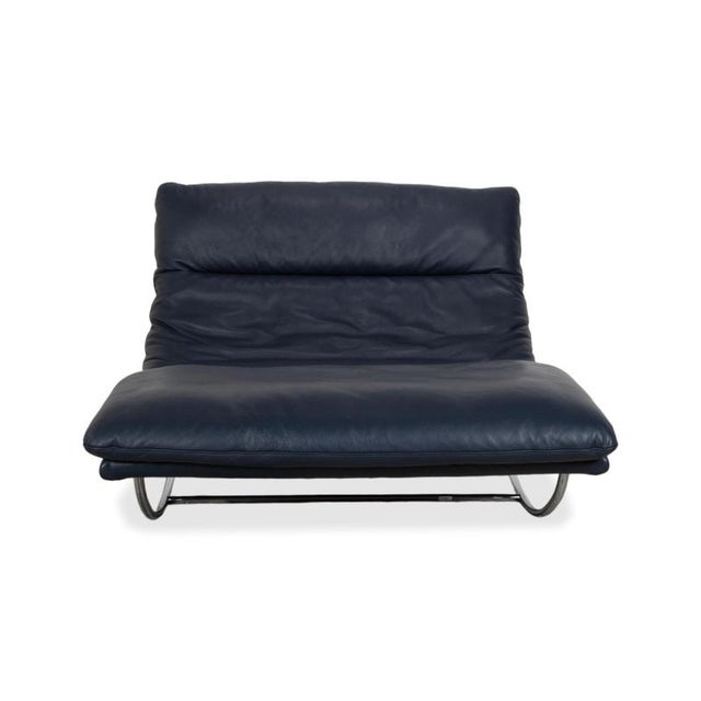 Daily Dreams Chaise Lounge in Dark Blue Leather from Willi Schillig For Sale - Image 16 of 17
