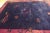 1920s Blue Navy Floral Animal Antique Chinese Art Deco Carpet 9' X 11'6" Knotted Wool Rug For Sale - Image 4 of 15