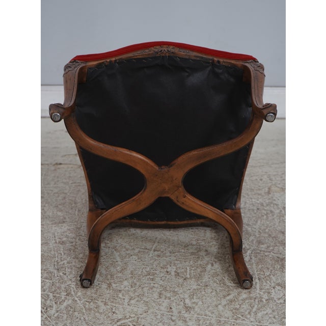 Set of 6 French Louis XV Walnut Cane Back Dining Chairs For Sale - Image 18 of 18
