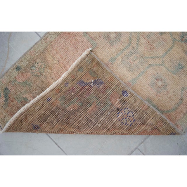Hand Knotted Door Mat, Entryway Rug, Bath Mat, Kitchen Decor, Small Rug, Turkish Rug - 1′8″ × 3′1″ For Sale - Image 9 of 9