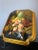 Vintage Handpainted Russian Still Life Lacquered Painting With Gilded Edges For Sale In Palm Springs - Image 6 of 12