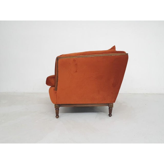 Art Deco 2-Seater Sofa, Netherlands, 1940s For Sale - Image 4 of 14