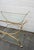 Large Gilded Brass, Glass and Acrylic Glass Bar Cart, 1970s For Sale - Image 4 of 12