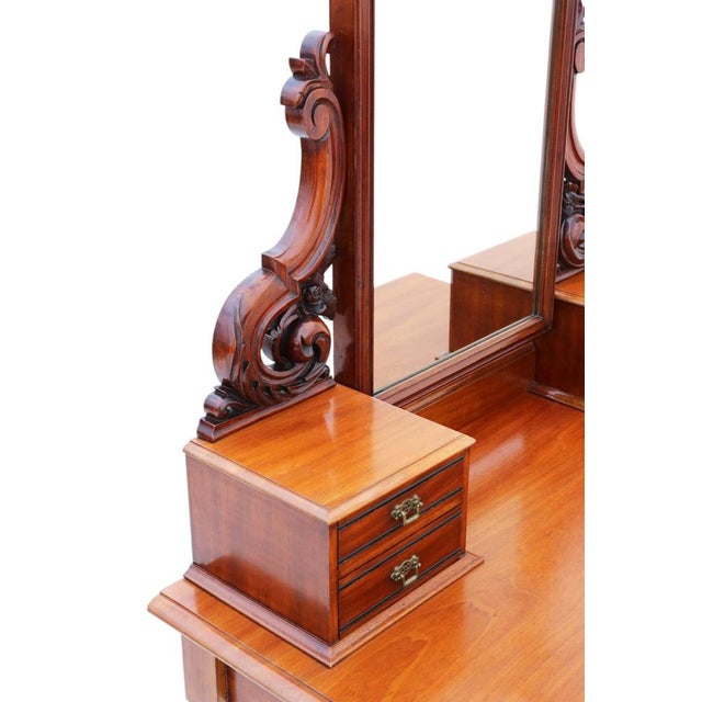 Wood Victorian Walnut Duchess Dressing Table, 19th Century For Sale - Image 7 of 11