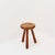 Vintage Brutalist Tripod Stool in Wood, 1960 For Sale - Image 5 of 10