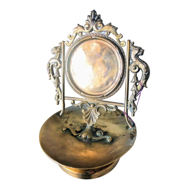 Turn of the Century French Neo Renaissance Pocket Watch Holder For Sale