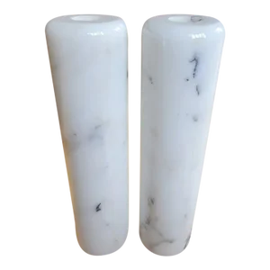 Vintage Italian Marble Candlestick Holders- a Pair