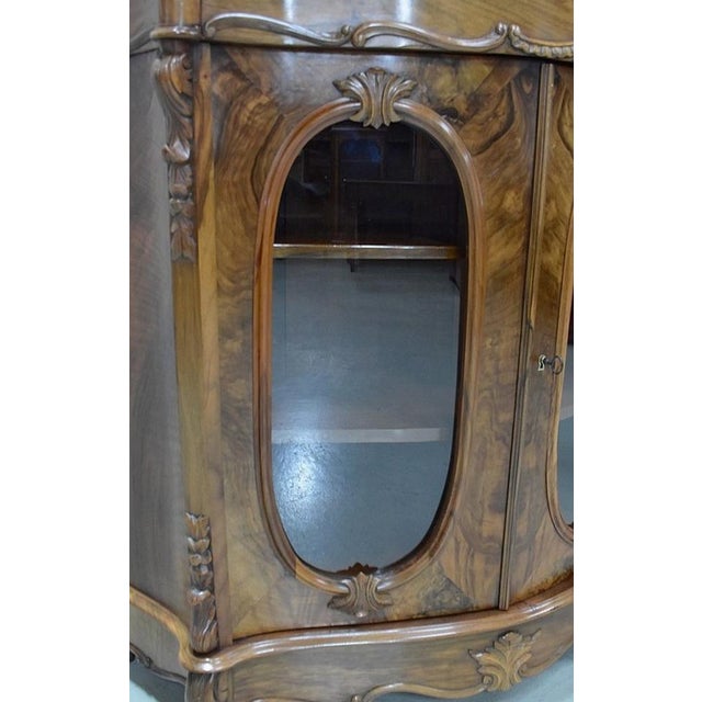 Small 19th Century Napoleon III Window in Blond Walnut For Sale - Image 10 of 18