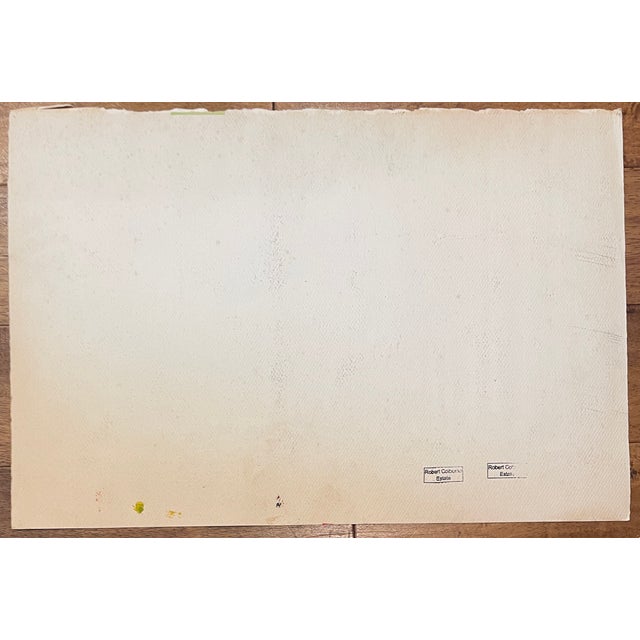 1950s Robert Colborne Mid Century Modern Abstract Painting For Sale - Image 4 of 4