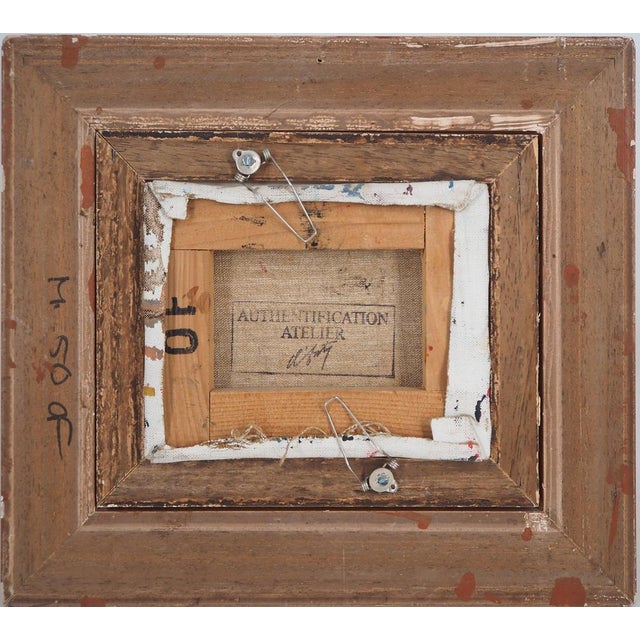 Henry Maurice d'Anty, Breton Women and Musician, Oil on Canvas For Sale - Image 7 of 8