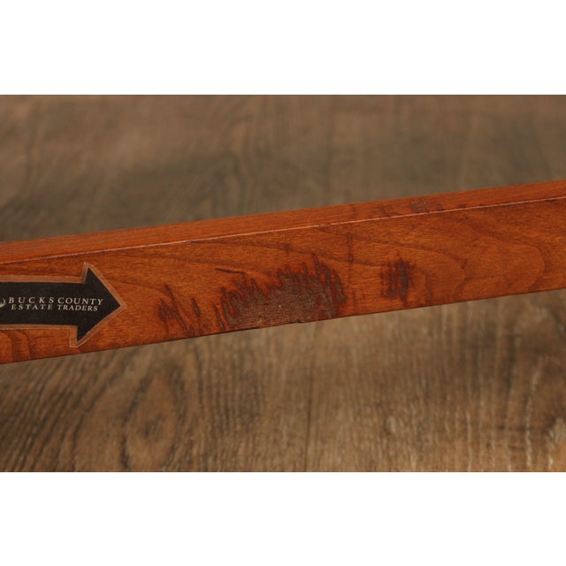 Stickley Mission Collection Cherry Spindle Bench For Sale - Image 18 of 18