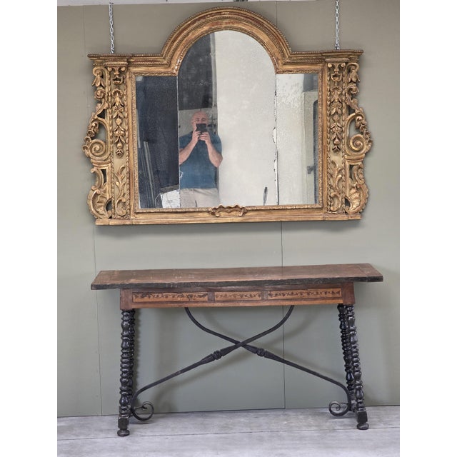 Early 18th Century Carved and Gilded Wooden Mantelpiece, Northern Italy For Sale - Image 11 of 18