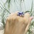 Handcrafted 15.5Ct Aquamarine & Blue Topaz Silver Ring With Amethyst and Citrine Accents - Size 6 For Sale - Image 11 of 15