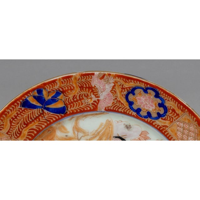 19th Century Pair Chinese Porcelain Peacock Plates For Sale In Boston - Image 6 of 7