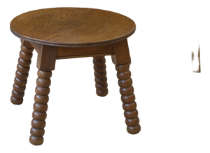 Oak Side Table in the style of Charles Dudouyt, 1950s