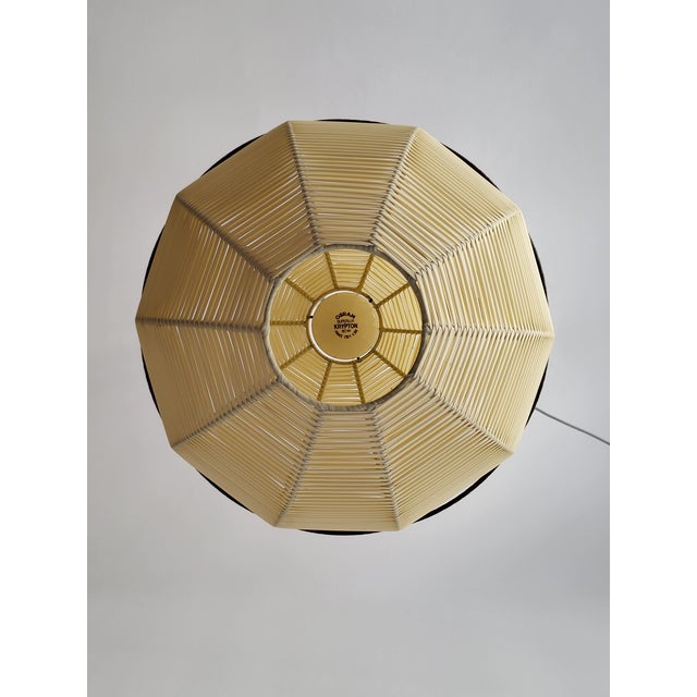 Metal Mid-Century Modern Viennese Spherical Pendant Lamp, 1950s For Sale - Image 7 of 16