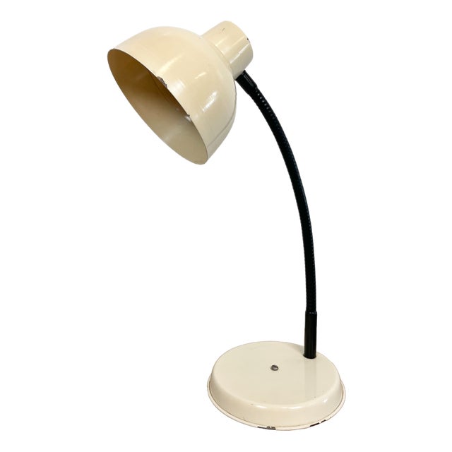 Industrial Gooseneck Table Lamp, 1960s For Sale