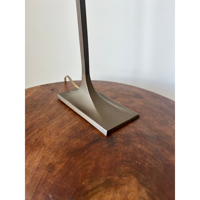1920s Early 20th Century Art Deco Brass Table Lamp, France For Sale - Image 5 of 15