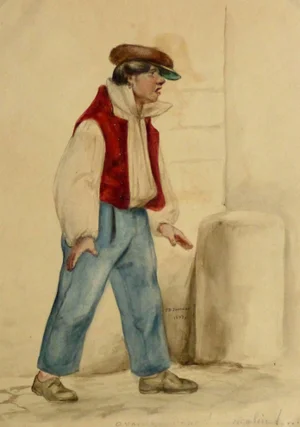 p.b. Faurnier, French Watercolor