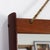 Stunning modernist wall mirror "Model 220 K," designed and produced in the 1960s by renowned cabinetmaker Aksel Kjersgaard...