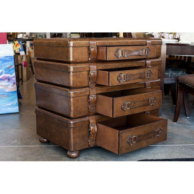 Lexington Stacked Luggage Dresser Chairish