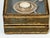 19th C. Italian Grand Tour Intaglio Plaster Medallion & Gilt Marbled Leather Box For Sale - Image 13 of 13