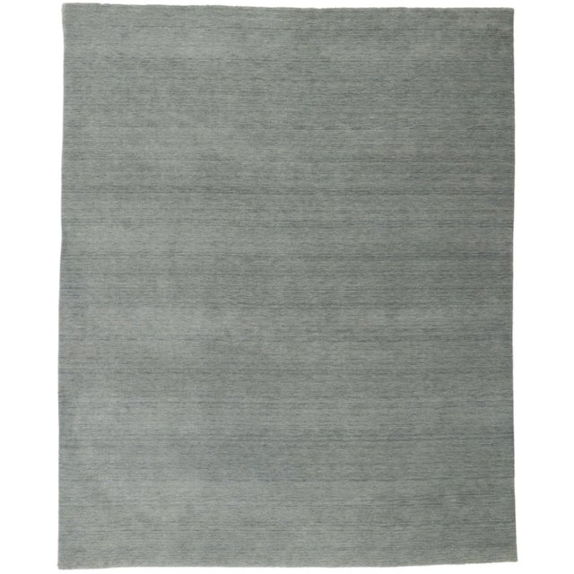 Modern Style Gray Area Rug - 08'01 X 09'11 For Sale - Image 9 of 9