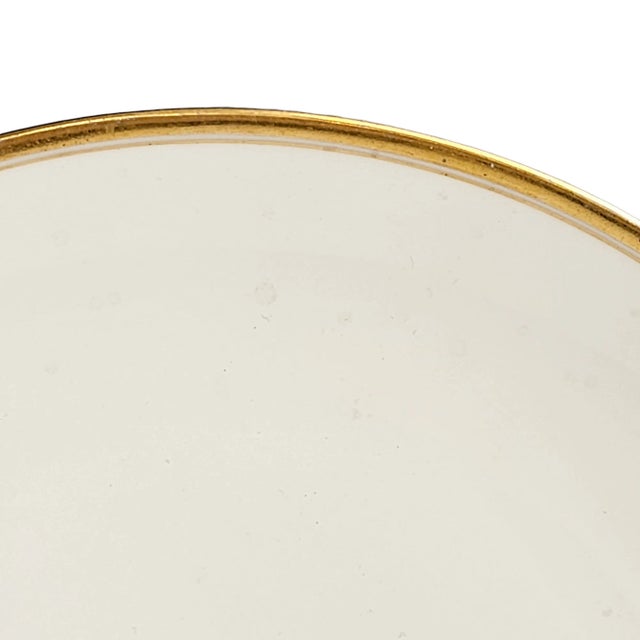 Haviland & Co Limoges France Bone China Salad Plate With 24k Gold Rim — c.1905–1930 For Sale In San Francisco - Image 6 of 13