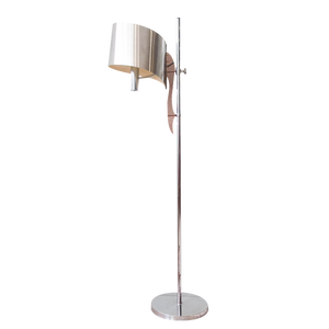 French Sculptural Ruban Floor Lamp by Jacques Charles for Maison Charles, 1960s