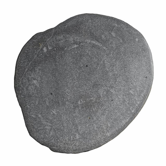 Vintage natural stacked river rock side table or stool. Level polished top area for placing objects or for sitting. Great...