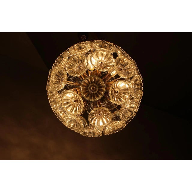 Dandelion Chandelier by Kamenický Šenov for Preciosa, 1970s For Sale - Image 10 of 12