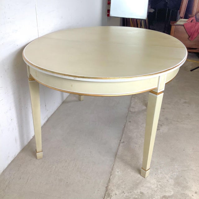 Gustavian (Swedish) Mid-Century Gustavian-Style Oval Dining Table by Lysberg, Hansen & Therp For Sale - Image 3 of 12