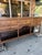 This is an attractive Welsh Dresser base with rectangular top over 5 drawers with elegant turned leg supports over...