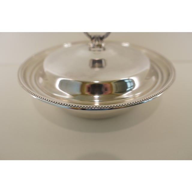 Vintage Towle Silverplate Serving Dish For Sale - Image 9 of 18