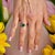 Green Natural Emerald Diamond Ring Size 6.5 14k W Gold 1.93 TCW Certified For Sale - Image 8 of 11