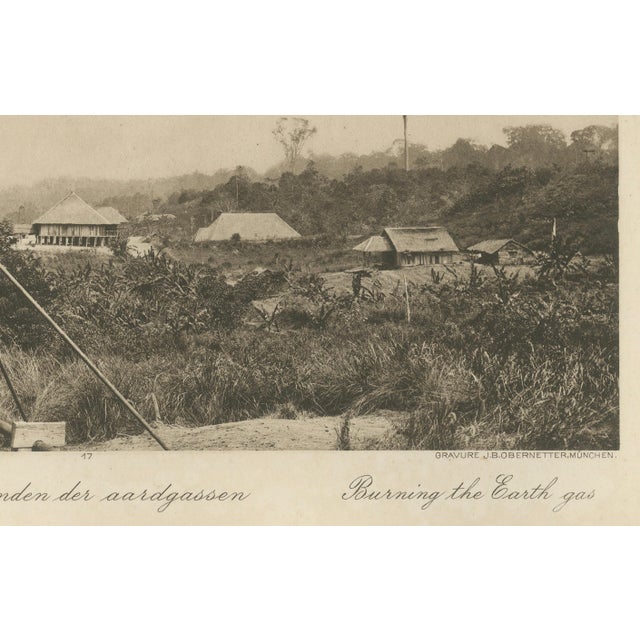 C.J. Kleingrothe, Petroleum Fields with Gas Flares, Aceh, Photograph, 1910 For Sale - Image 10 of 11