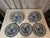 Beautiful set of 5 Chinese Export porcelain plates dating 1891-1919. This set showcases the elegance of traditional...