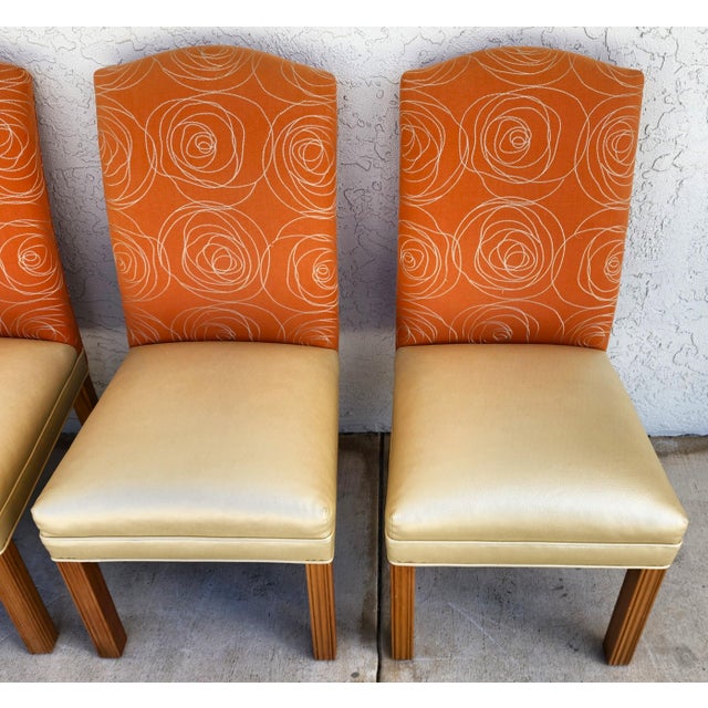Contemporary Contemporary Modern Dining Chairs Set of 8 For Sale - Image 3 of 12