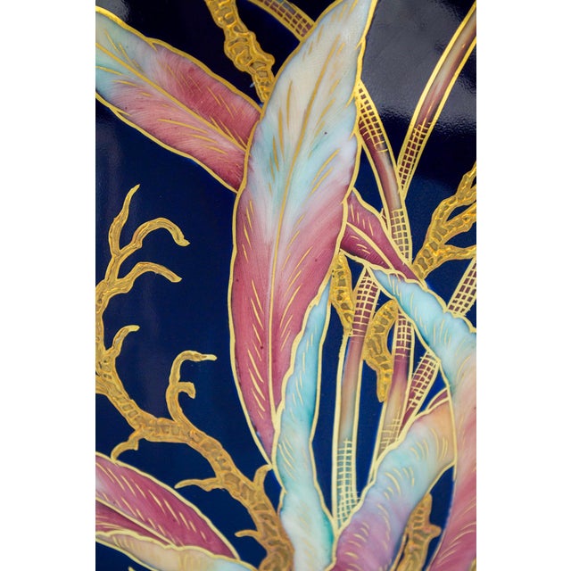 Limited Edition 61/384 Vase in Cobalt Porcelain from Schumann, Germany, 1960s For Sale - Image 6 of 7